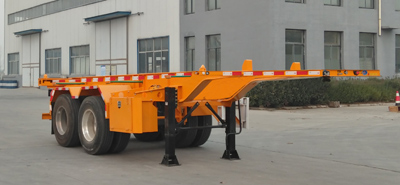 梁鄆牌SLY9350TWY危險(xiǎn)品罐箱骨架運(yùn)輸半掛車(chē)