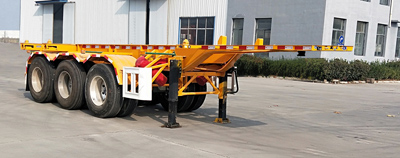 梁鄆牌SLY9382TWY危險(xiǎn)品罐箱骨架運(yùn)輸半掛車(chē)